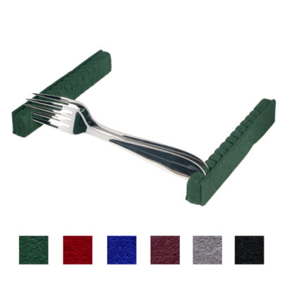 Speciale luxe dubbele bestekhouder voor vorken of visbestek