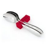 Bestekhouder voor 6 tafellepels of dessertlepels felrood (I-serie)