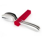 Bestekhouder voor 12 tafellepels of dessertlepels felrood (I-serie)