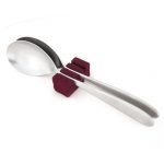 Bestekhouder voor 3 serveerdelen wijnrood (I-serie)